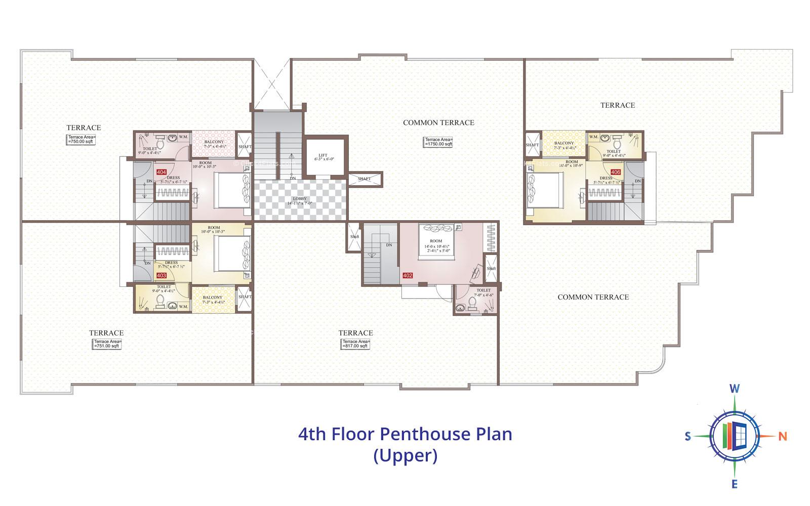 Arihant Infinity Penthouse Upper Floor