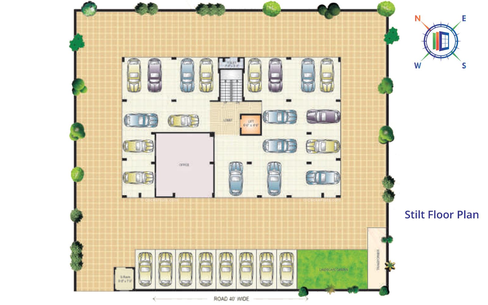 Arihant Enclave Stilt Floor Plan