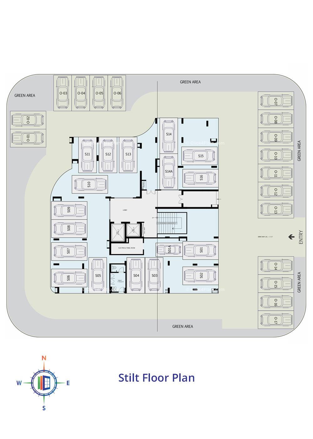 Sky Notes Stilt Floor Plan