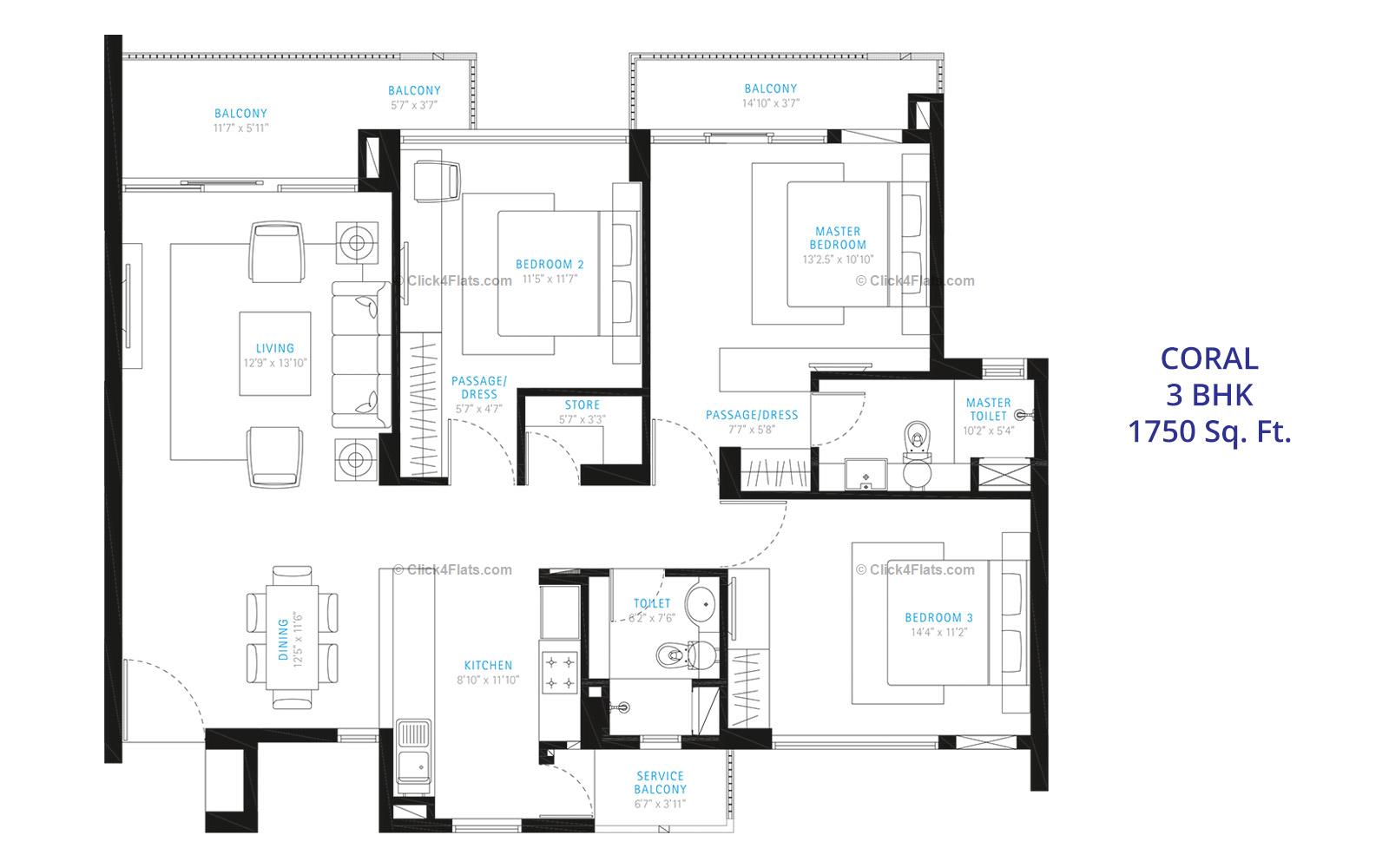 Jaipur 21 3 BHK 