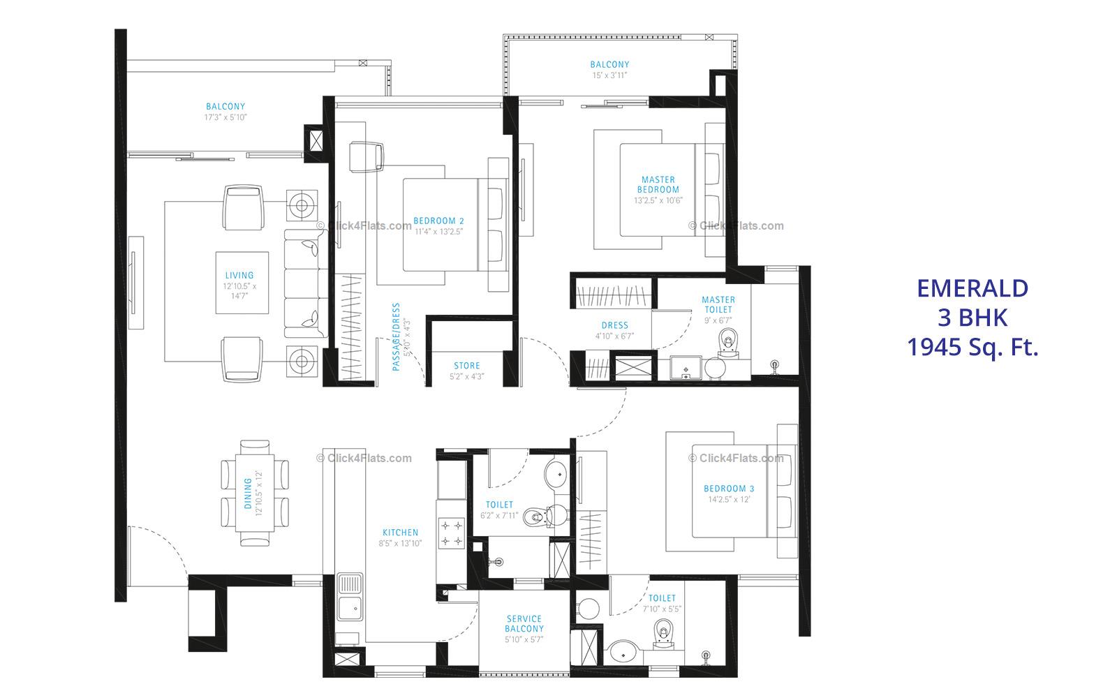 Jaipur 21 3 BHK 