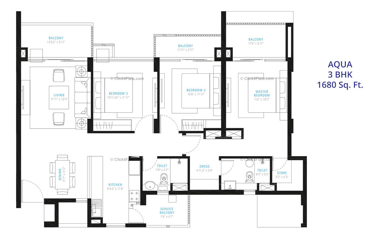 Jaipur 21 3 BHK 