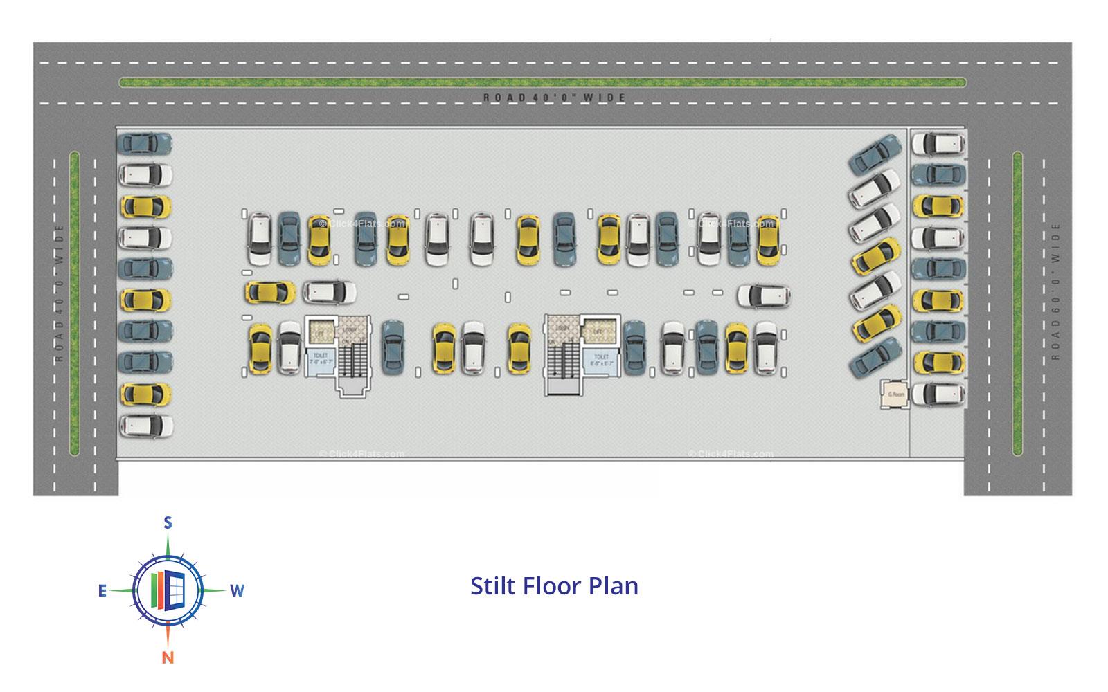 Royal Avenue Stilt Floor Plan