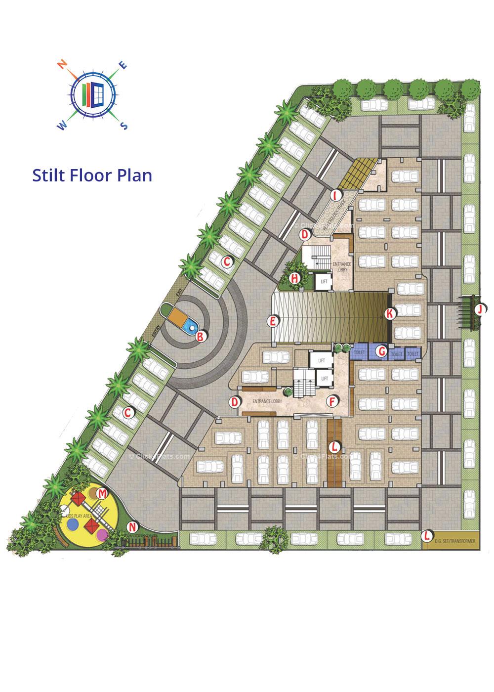 Royal Tatvam Stilt Floor Plan