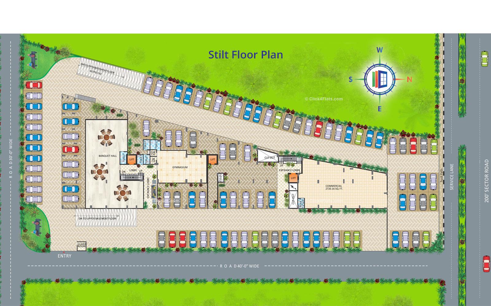 Imperial Heights Stilt Floor Plan