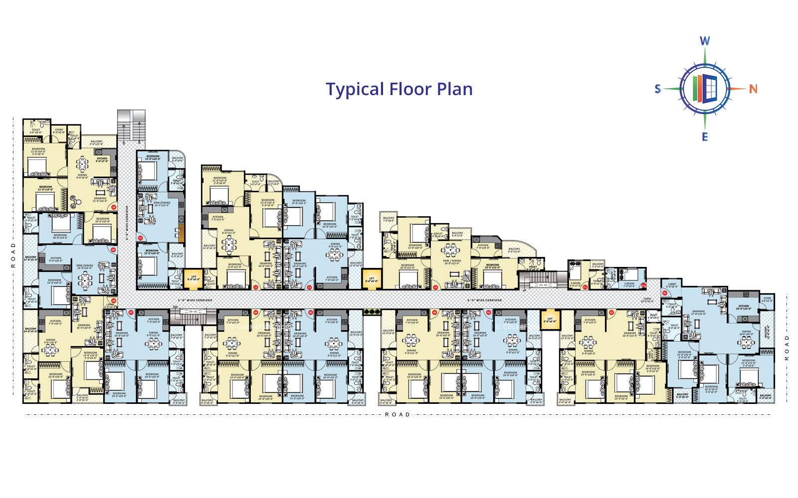 Imperial Heights Typical Floor Plan