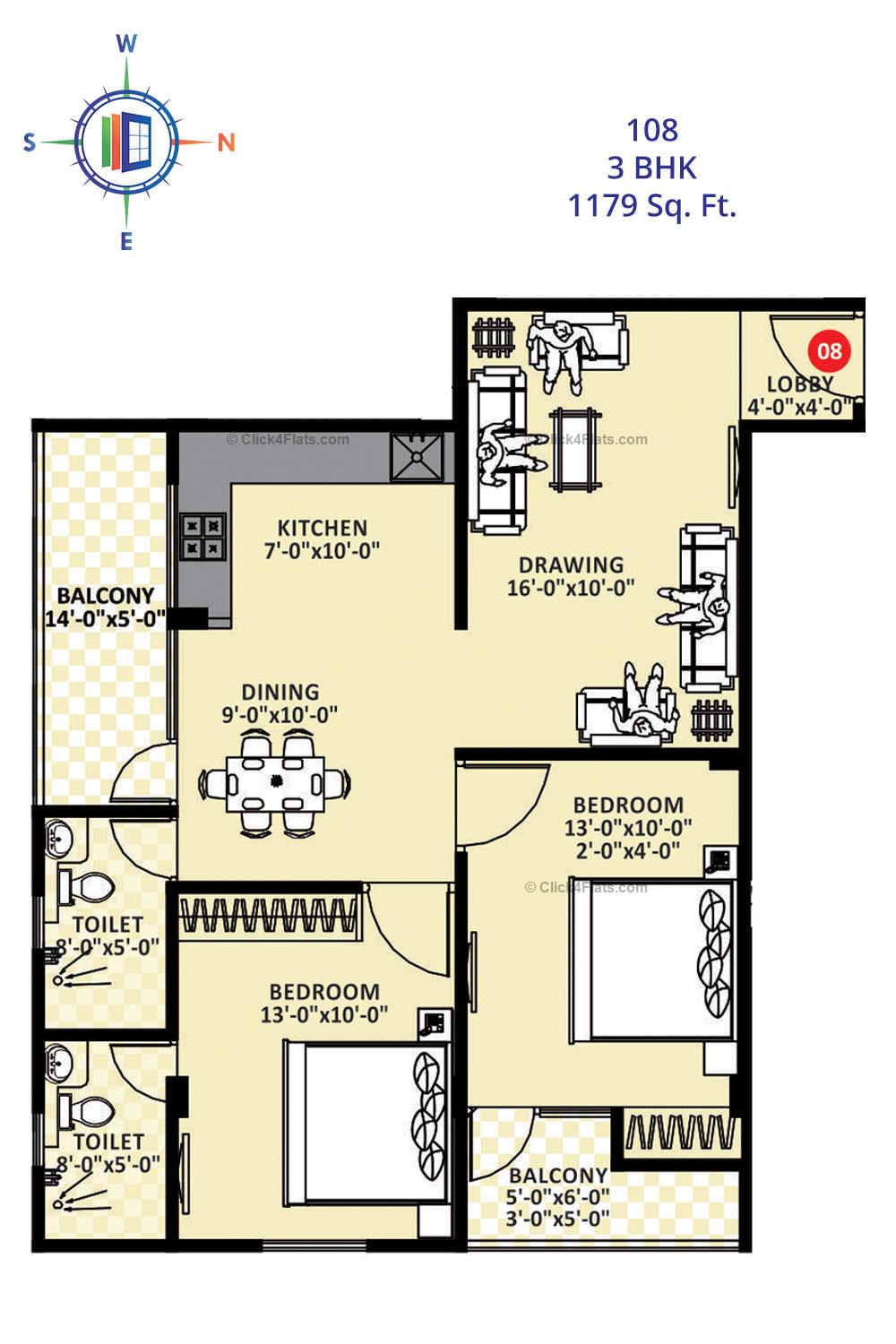 Imperial Heights 2 BHK 