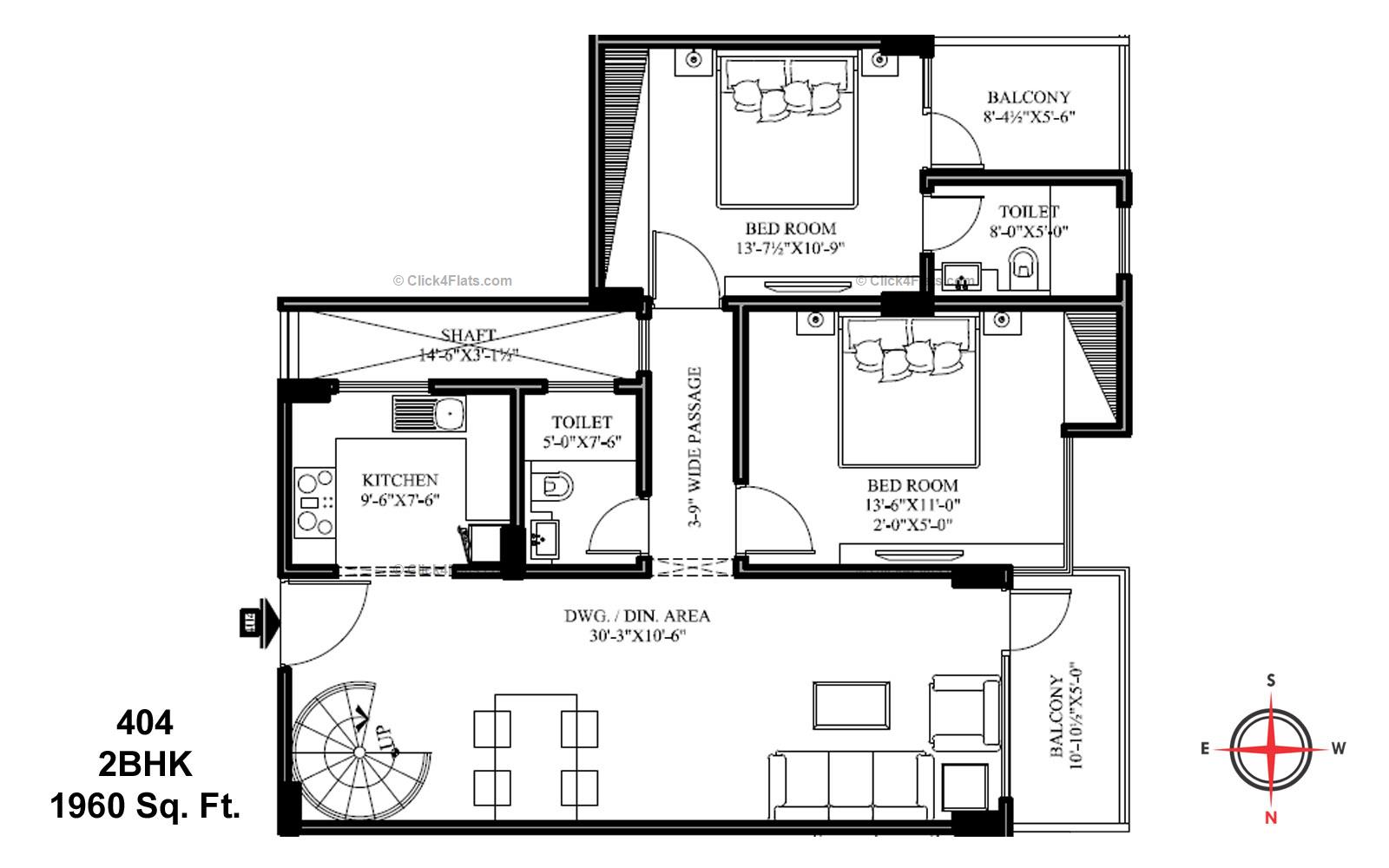 Ecoscape 2 BHK 