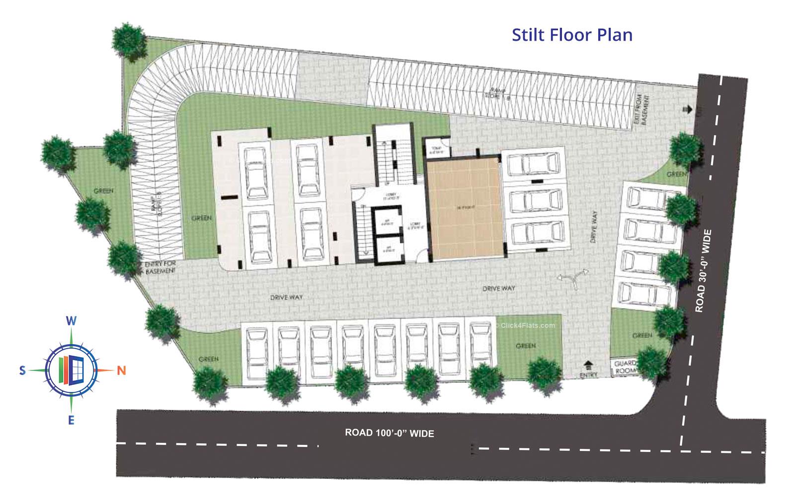 Upasanas Ummed Casablanca Stilt Floor Plan