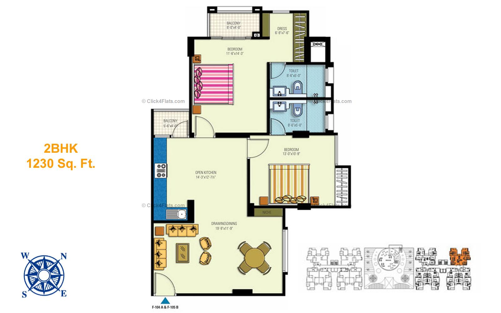 Manglam Aroma 2 BHK 