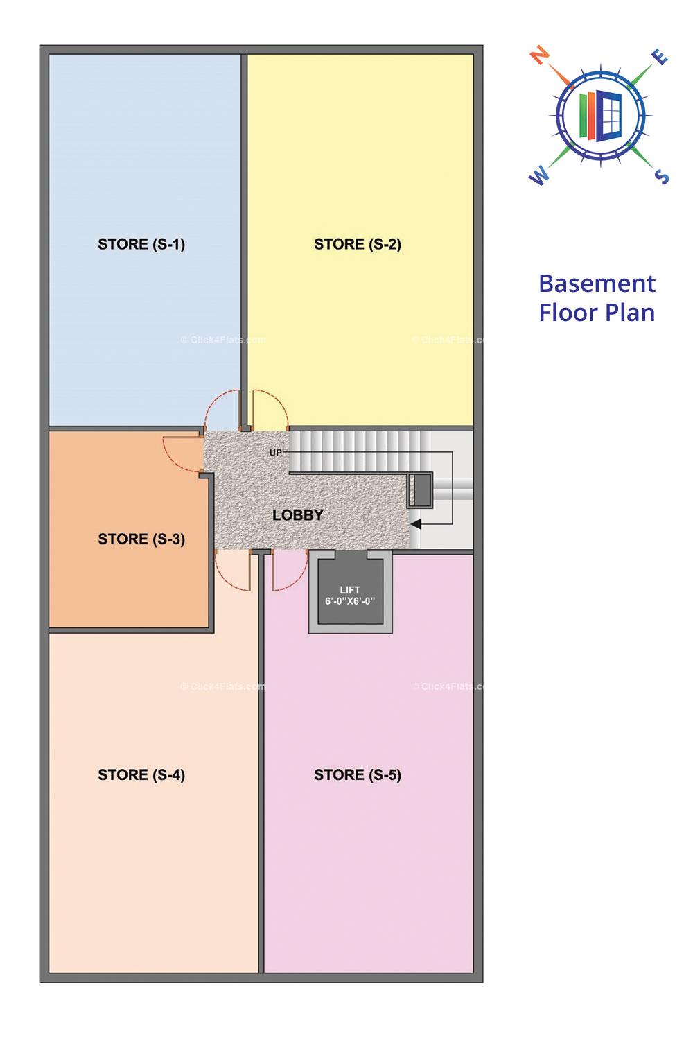 SNG Samriddhi Basement Floor Plan