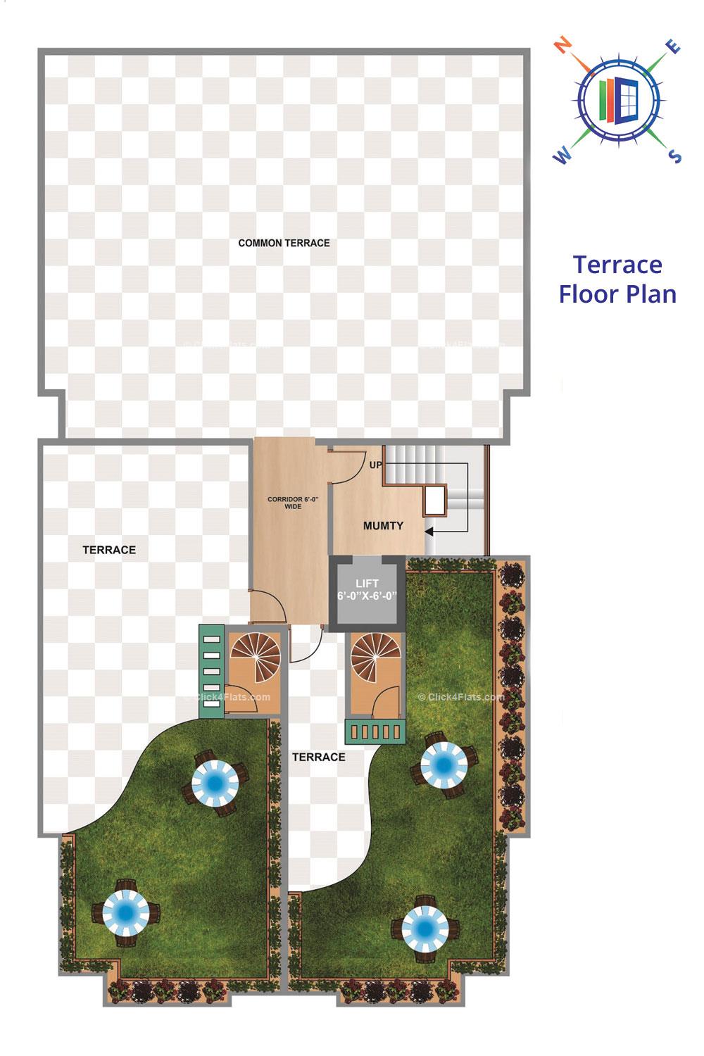 SNG Samriddhi Terrace Floor Plan