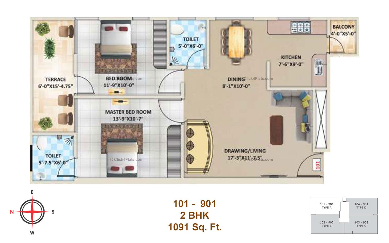 Rudraksh Apeksha 2 BHK 