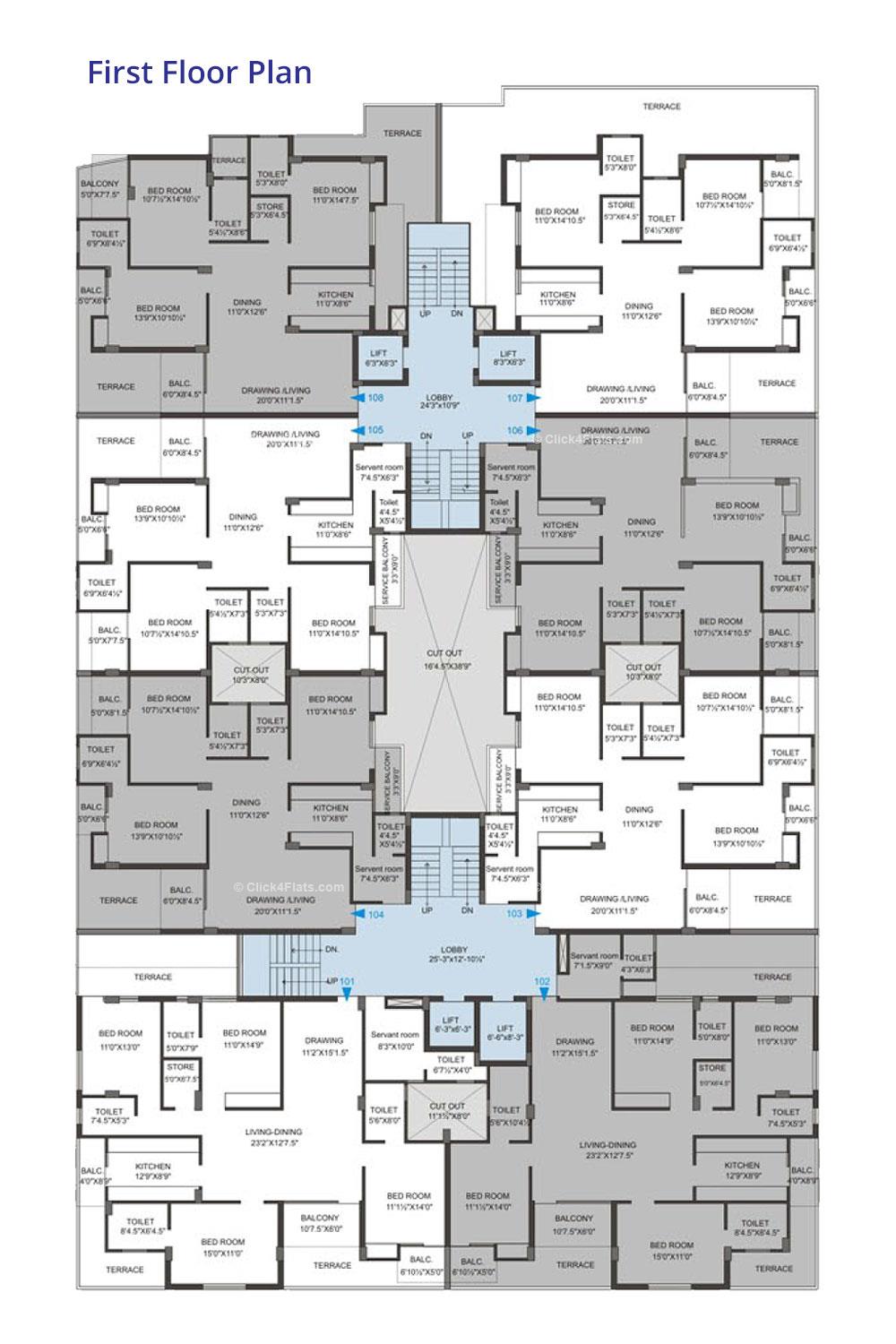 Atelier First Floor Plan