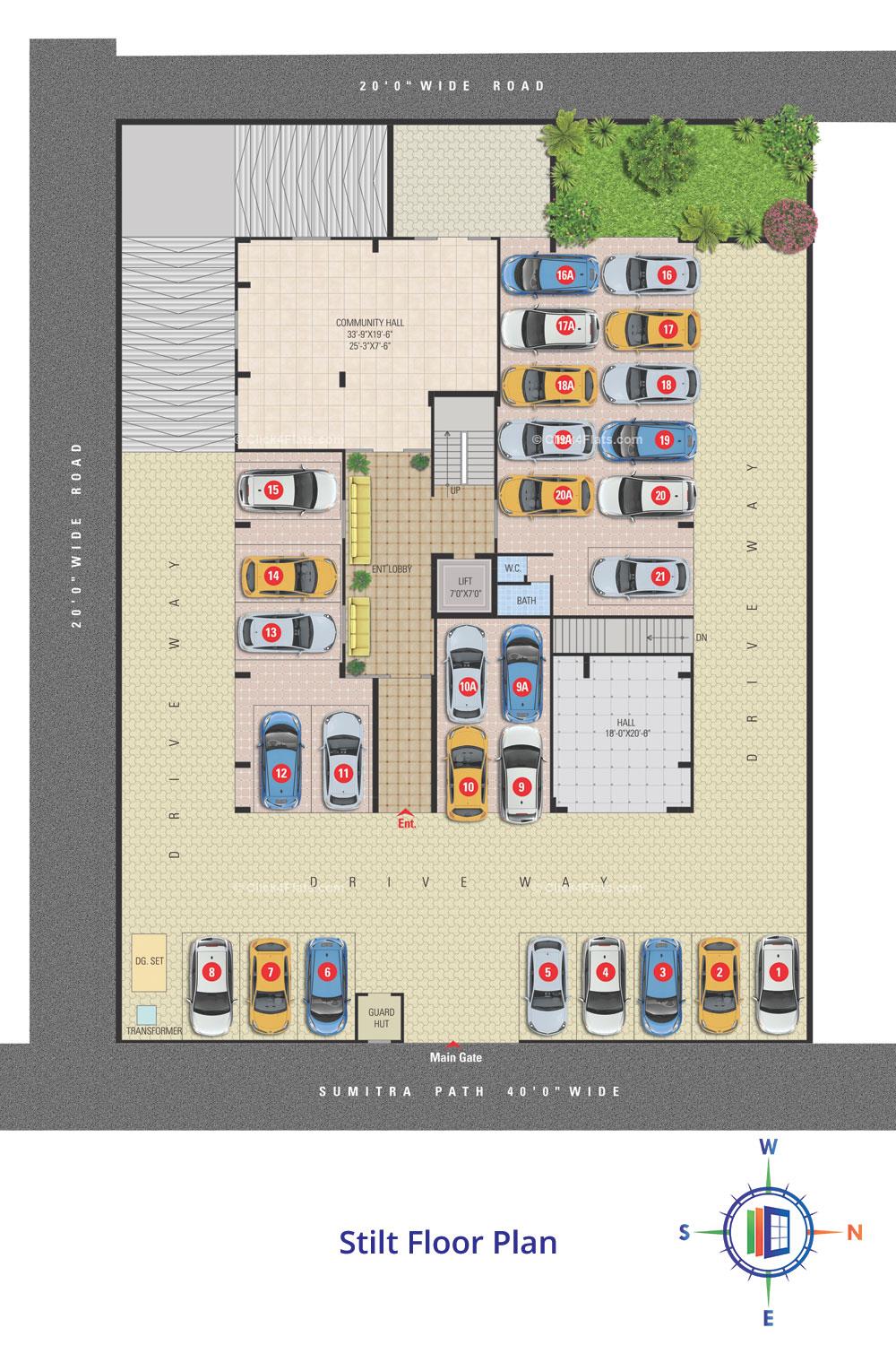 Misty Meadows Stilt Floor Plan