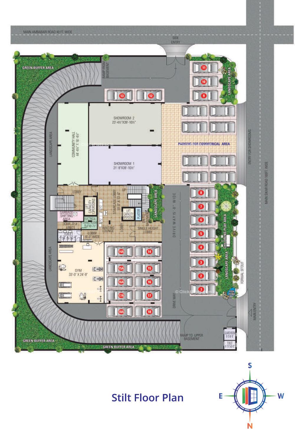 Sunshine Kalyan Stilt Floor Plan