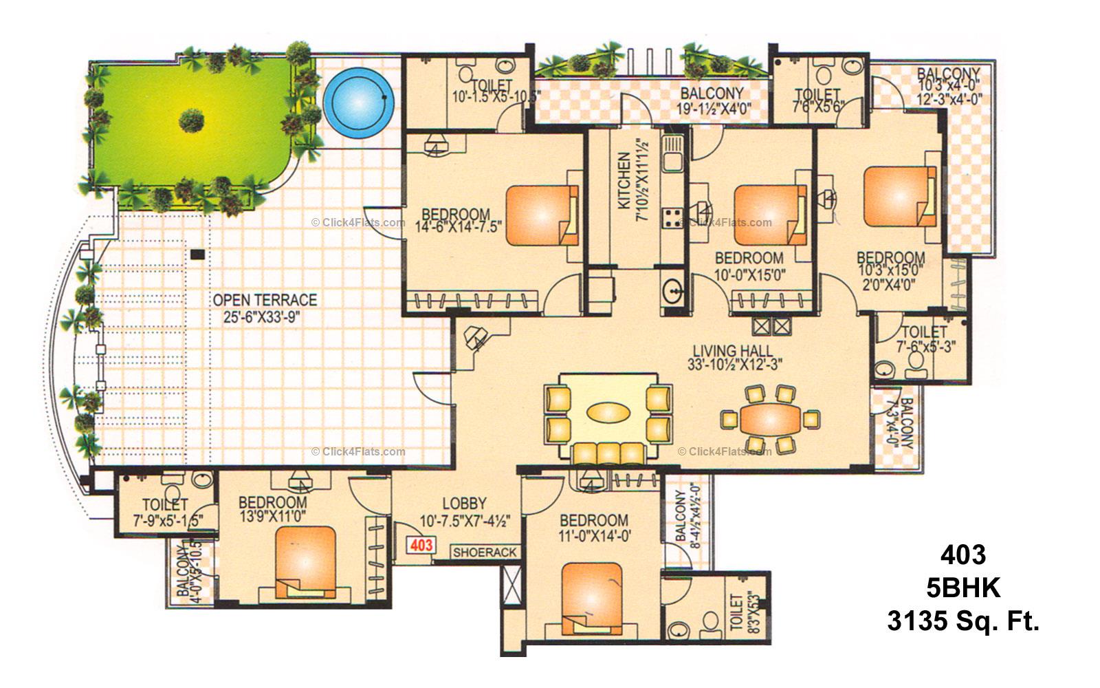 Vaibhav Paradise 5 BHK 