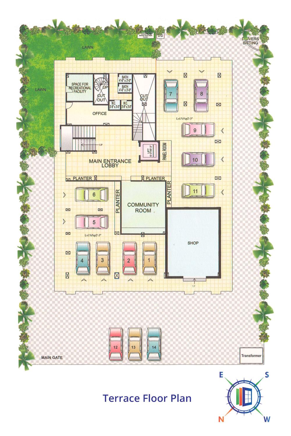 Sapphire Heritage Stilt Floor Plan