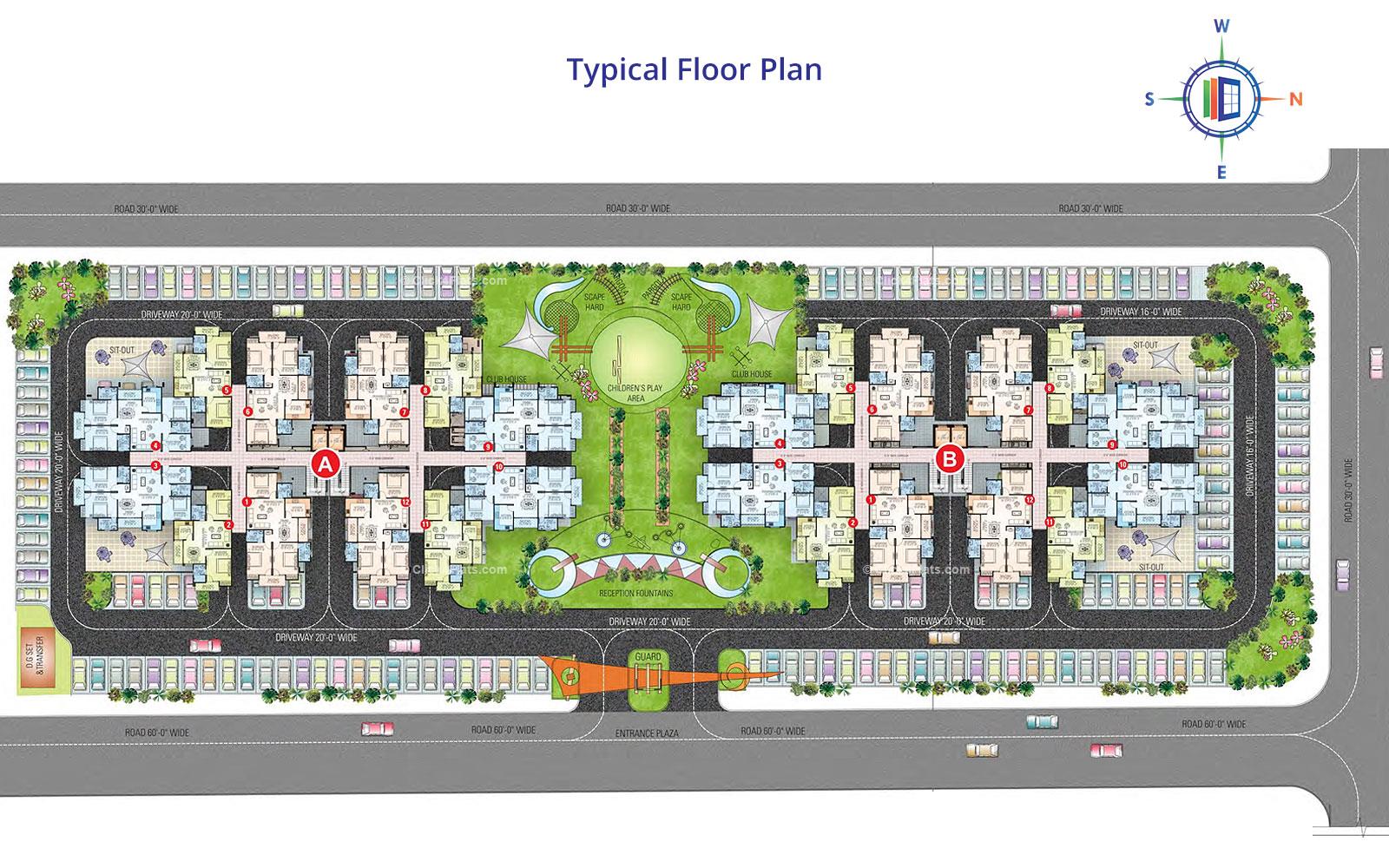 Aanchal Typical Floor Plan