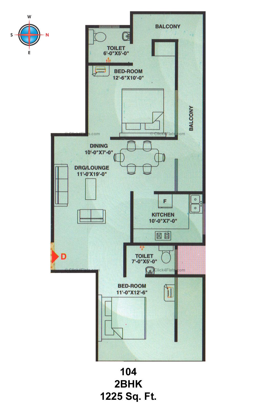 Golden Raisal Apartment 2 BHK 