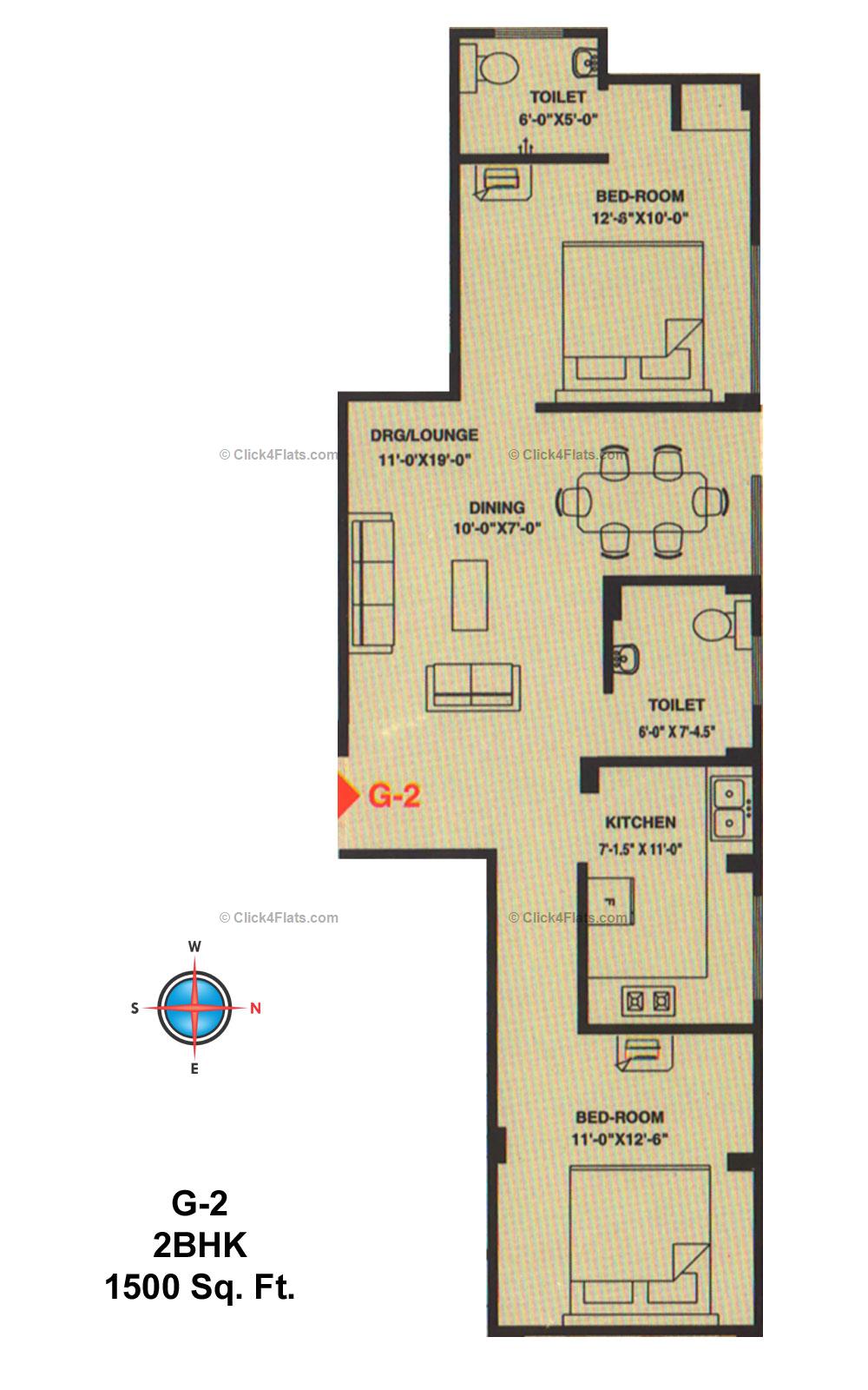 Golden Raisal Apartment 2 BHK 