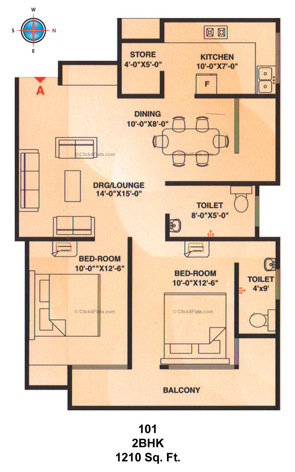 Golden Raisal Apartment 2 BHK 