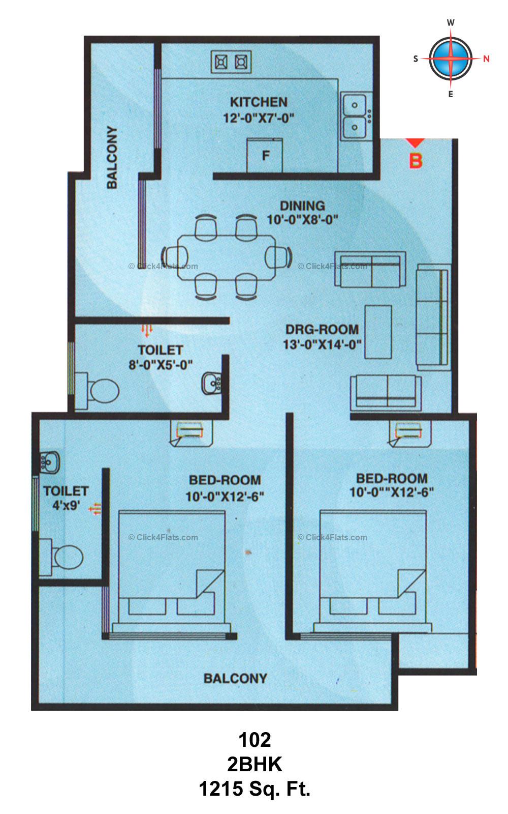 Golden Raisal Apartment 2 BHK 