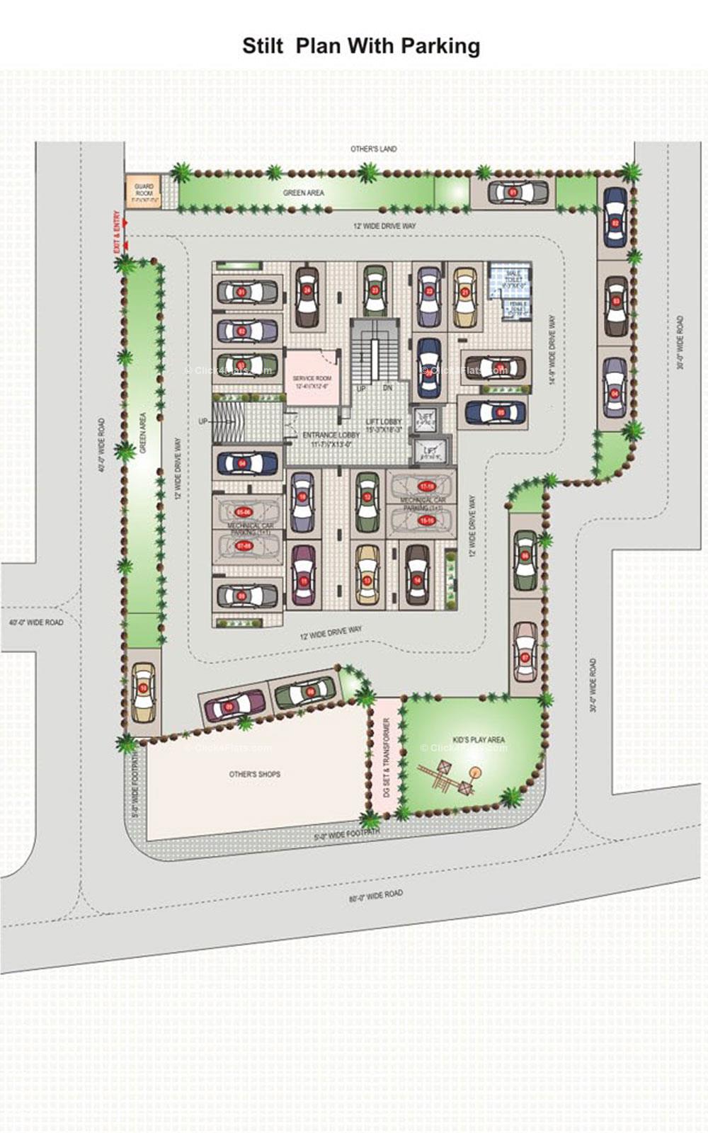 Silver Spring Stilt Floor Plan