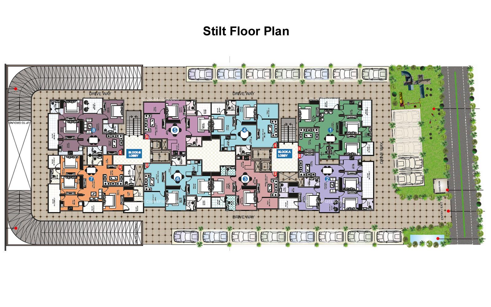 Kriscon Skywalk Stilt Floor Plan