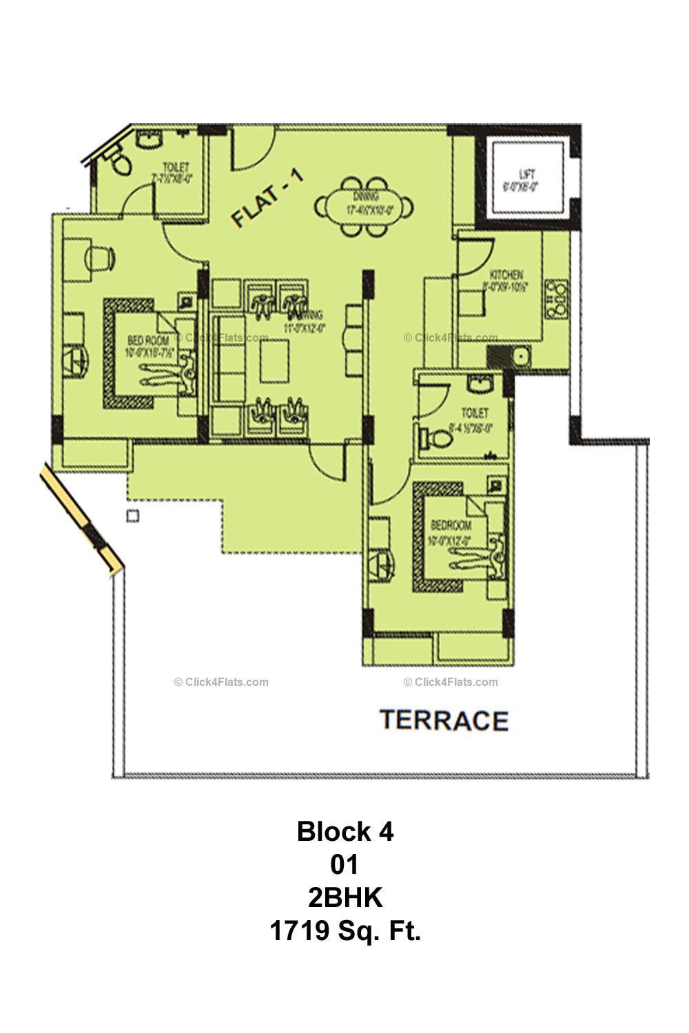 Southern Heights 2 BHK 