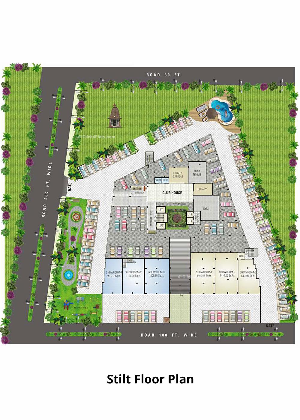 Vardhman Horizon Stilt Floor Plan