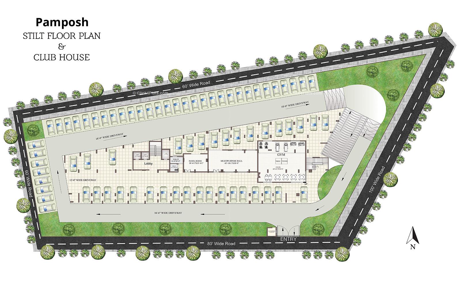 Pamposh Stilt Floor Plan