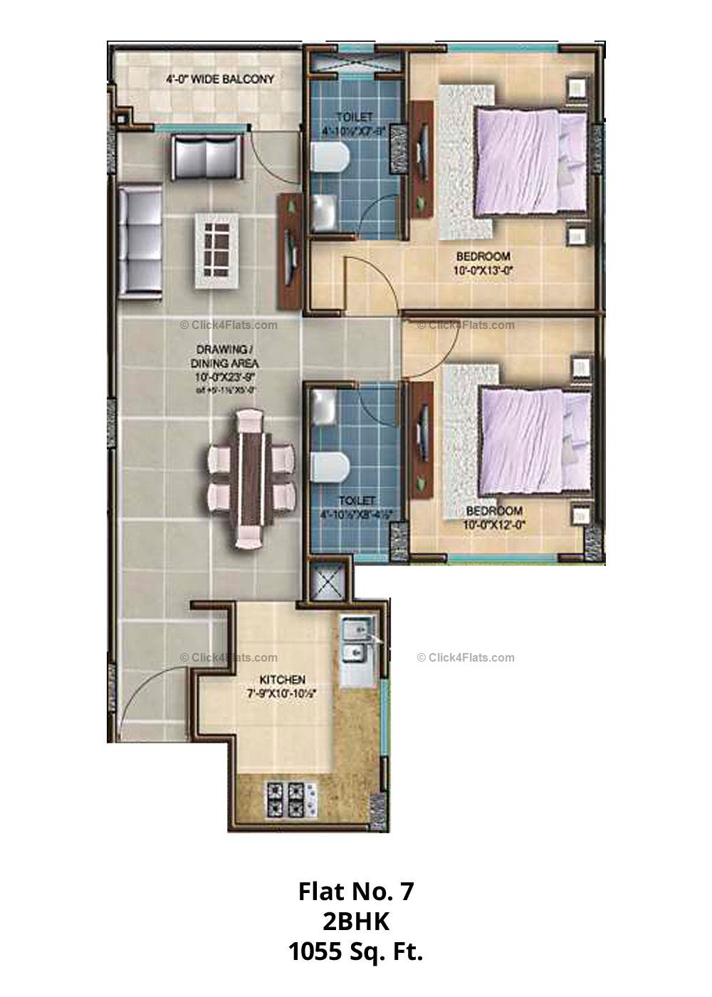 The Royal Twins 2 BHK 