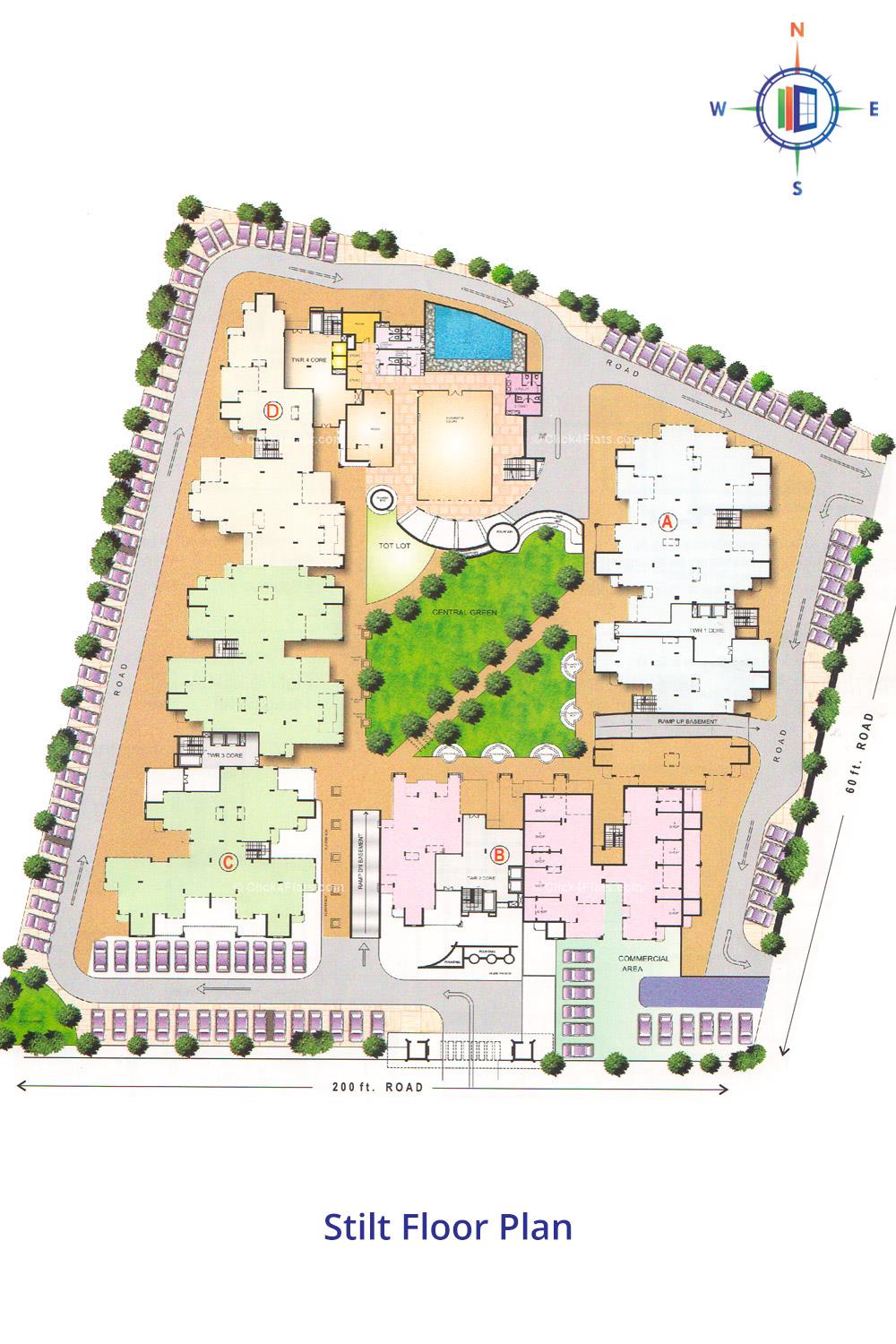 Rosewood Apartments Stilt Floor Plan