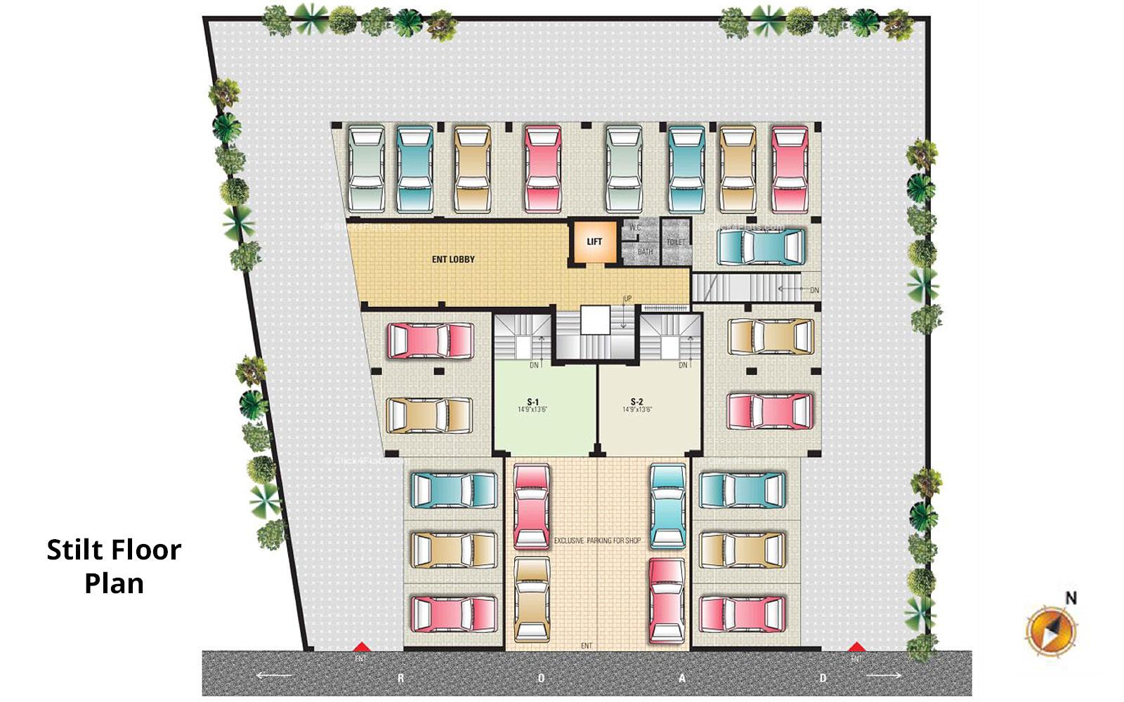 SDC Aura Stilt Floor Plan