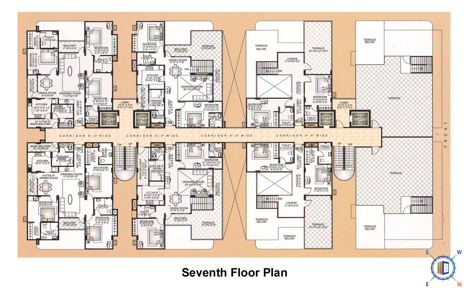 Athena Seven Floor Plan