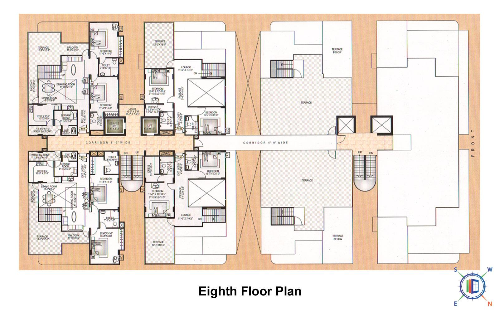 Athena Eighth Floor Plan