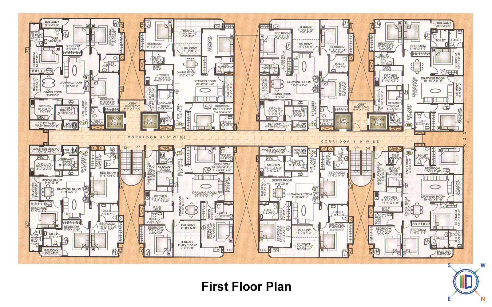 Athena First Floor Plan