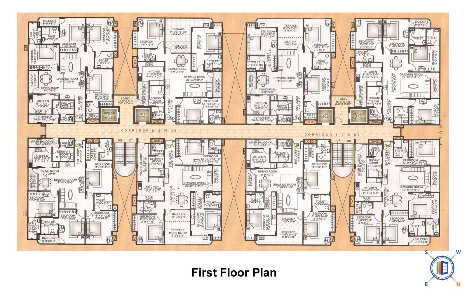 Athena First Floor Plan