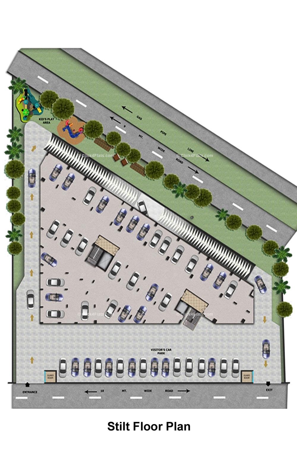 Avana Stilt Floor Plan