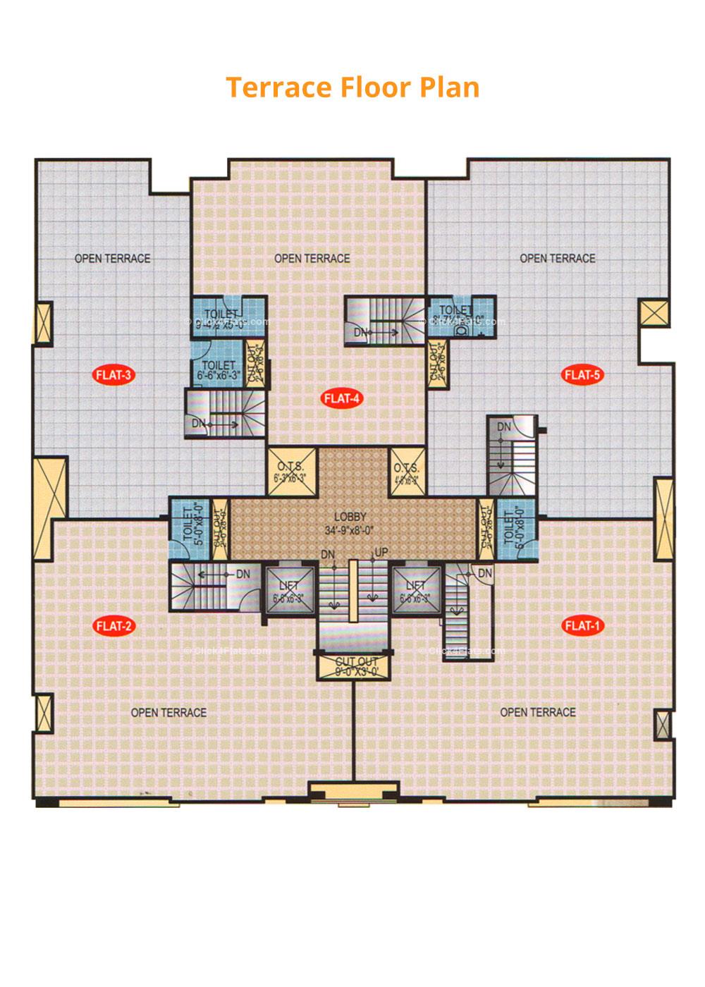 Park Exotica Terrace Floor Plan