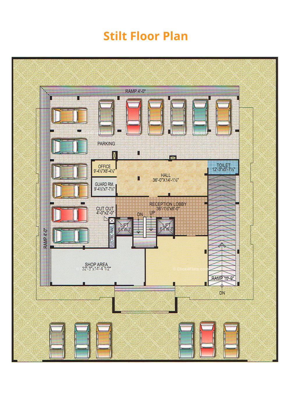 Park Exotica Stilt Floor Plan