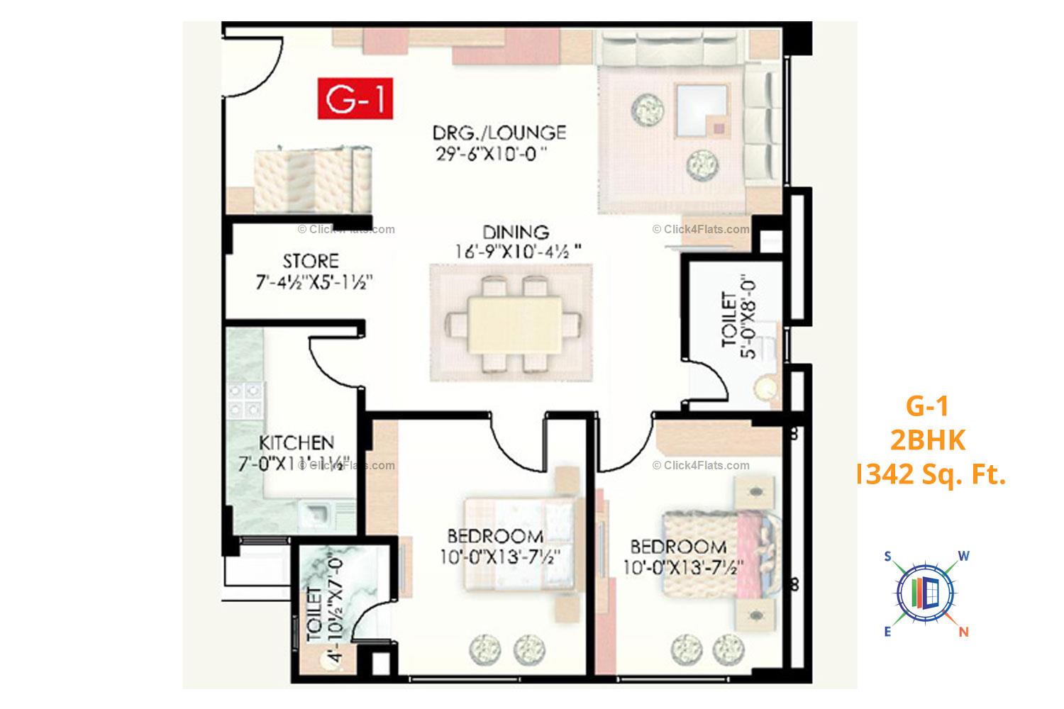 Siddha Regal 2 BHK 