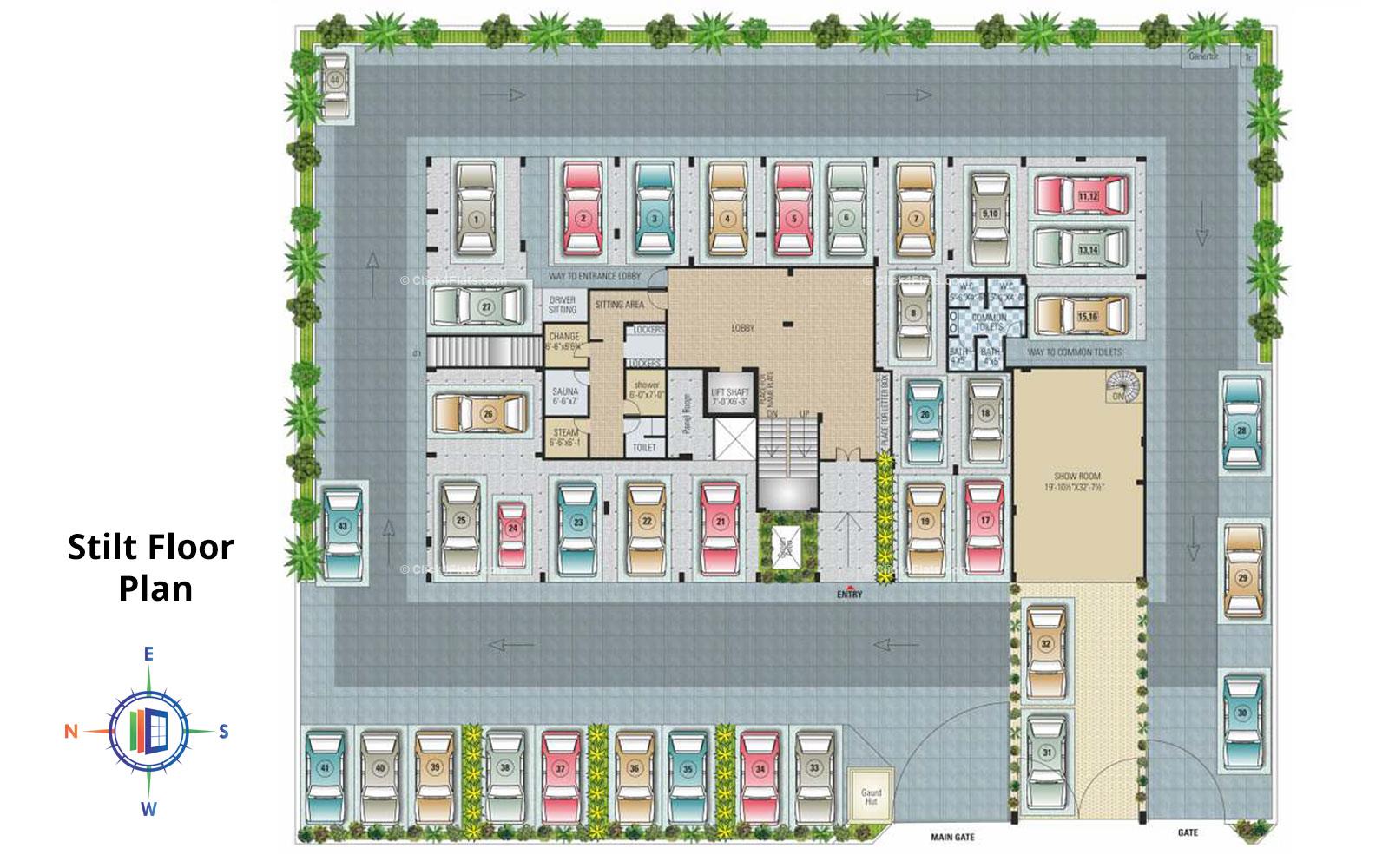 Sapphire Space Stilt Floor Plan