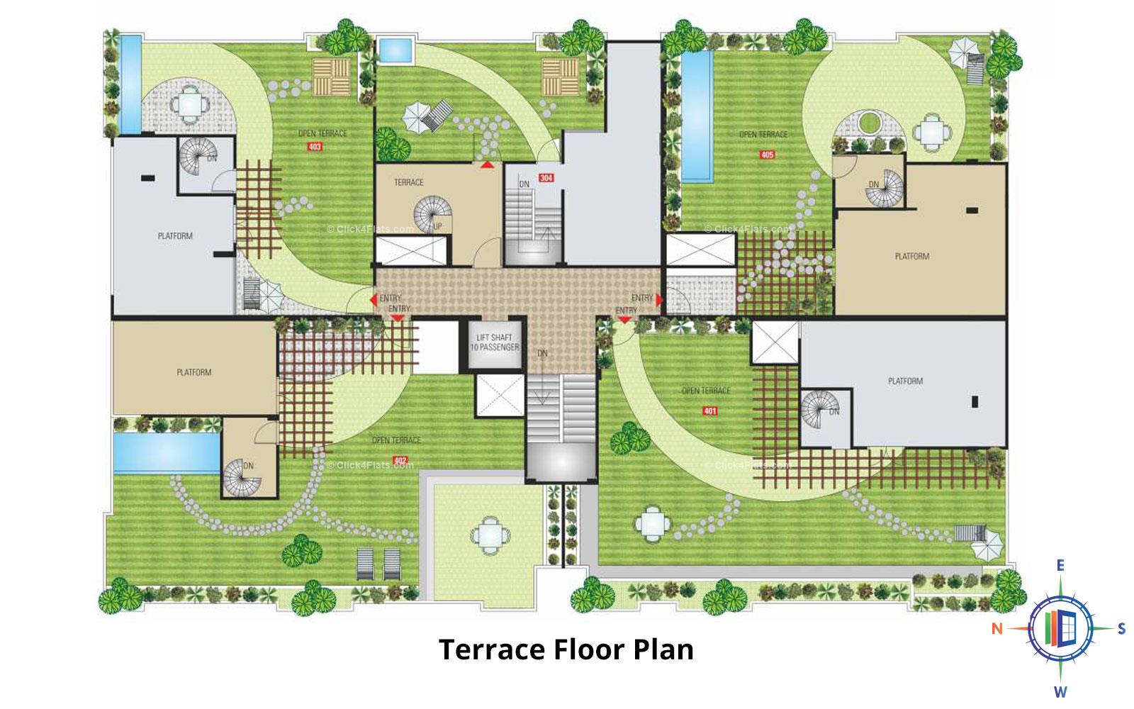 Sapphire Space Terrace Floor Plan