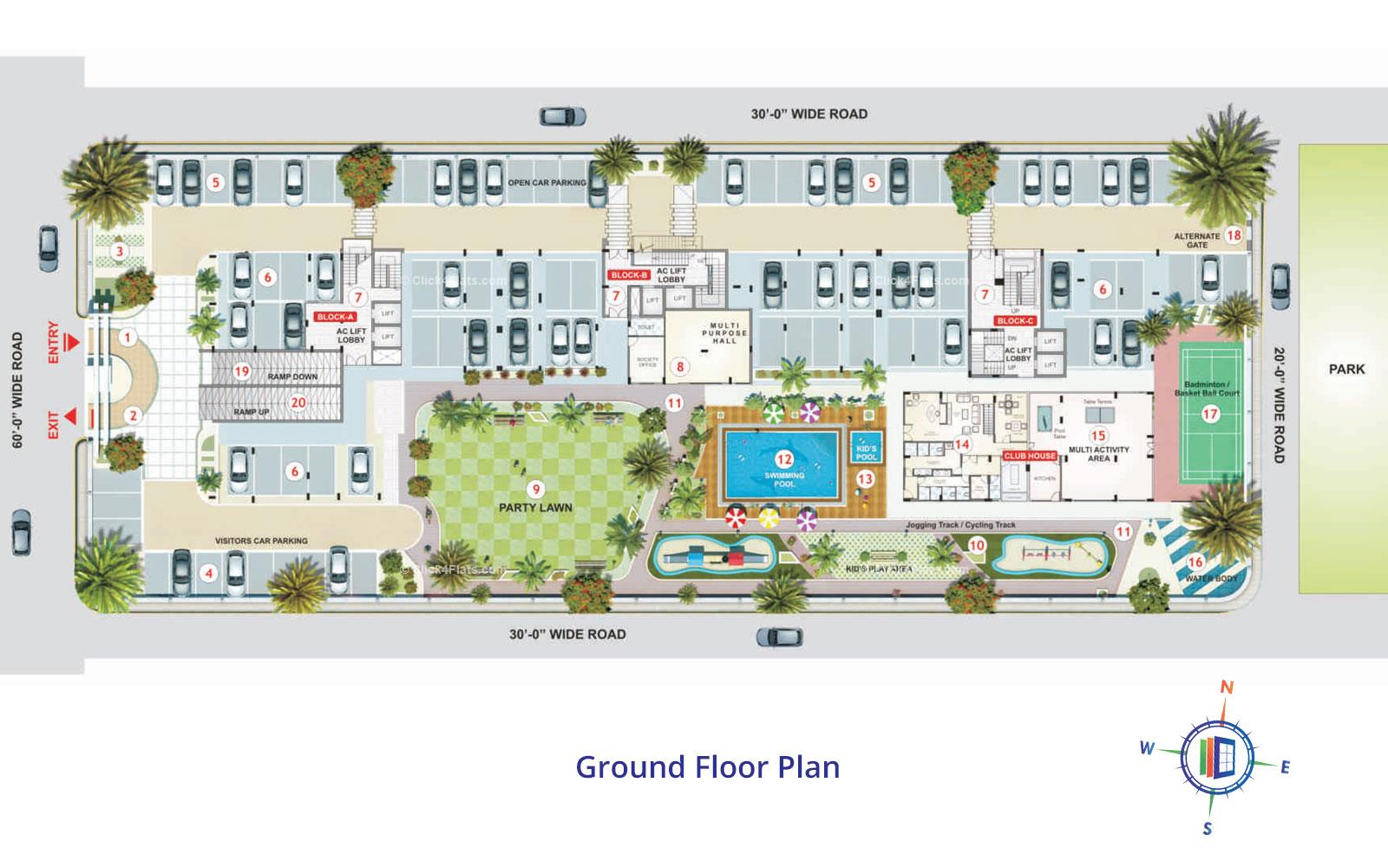 Felicity Emerald Ground Floor Plan