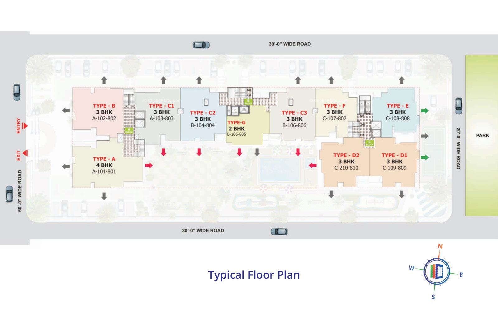 Felicity Emerald Typical Floor Plan