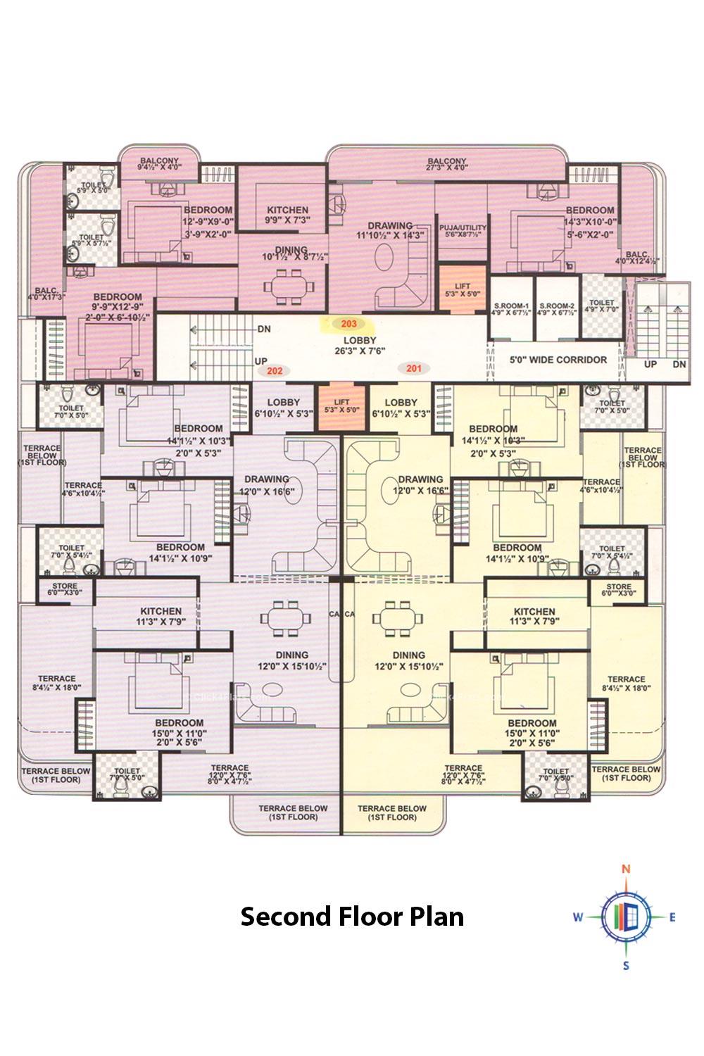 Pearl Medham Second Floor Plan