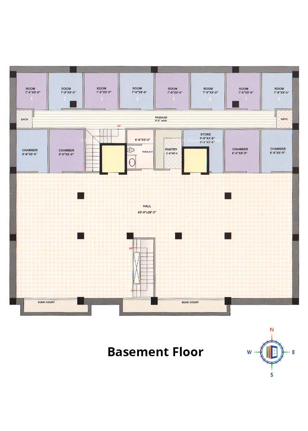 Pearl Premier Basement Floor Plan