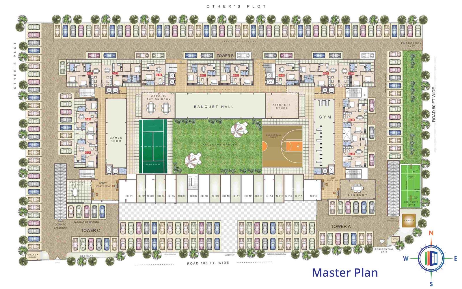 Taruchaya Residency  Master Plan